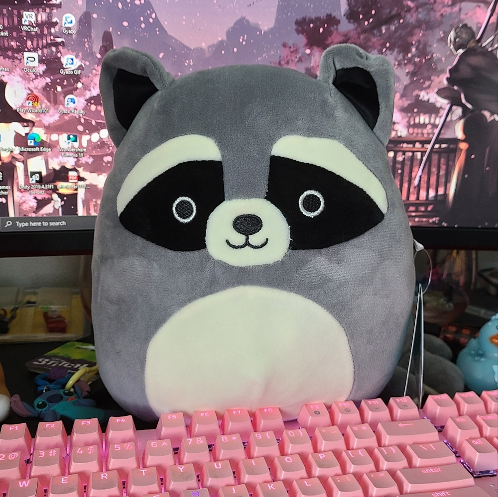 Squishmallows Rocky the Raccoon 8" Stuffed Plush